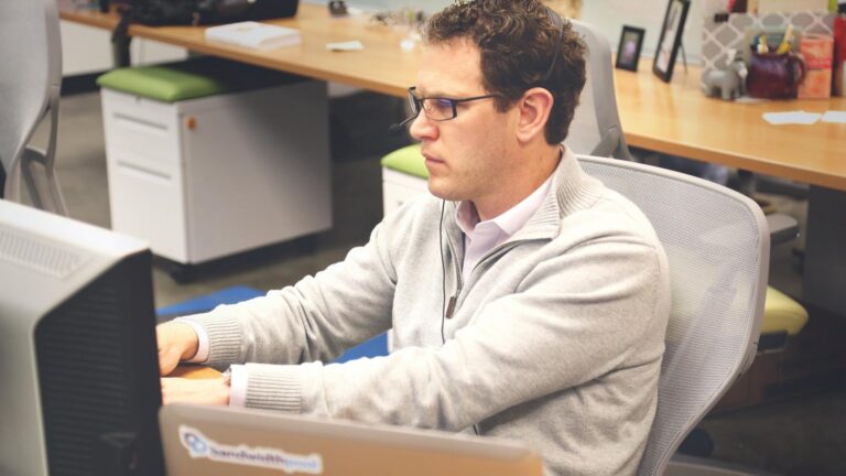 Man working at office